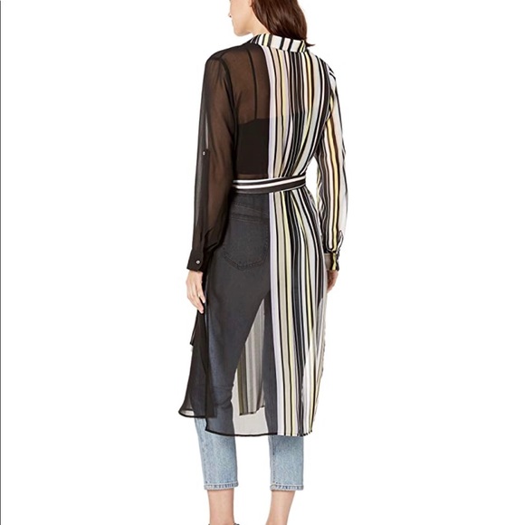 CALVIN KLEIN SHEER TUNIC - Picture 3 of 7